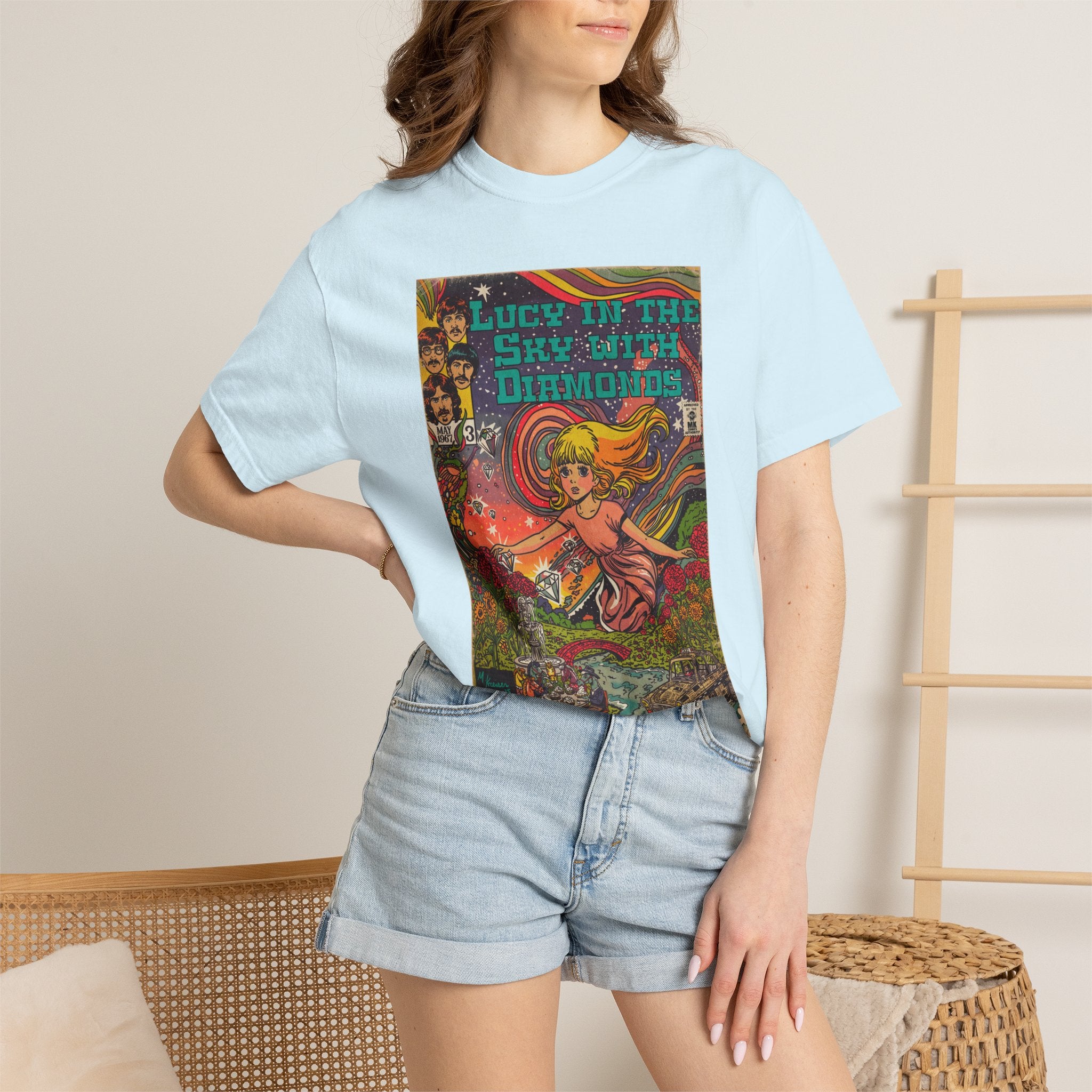 Lucy in the Sky with Diamonds - Unisex Comfort Colors T-shirt