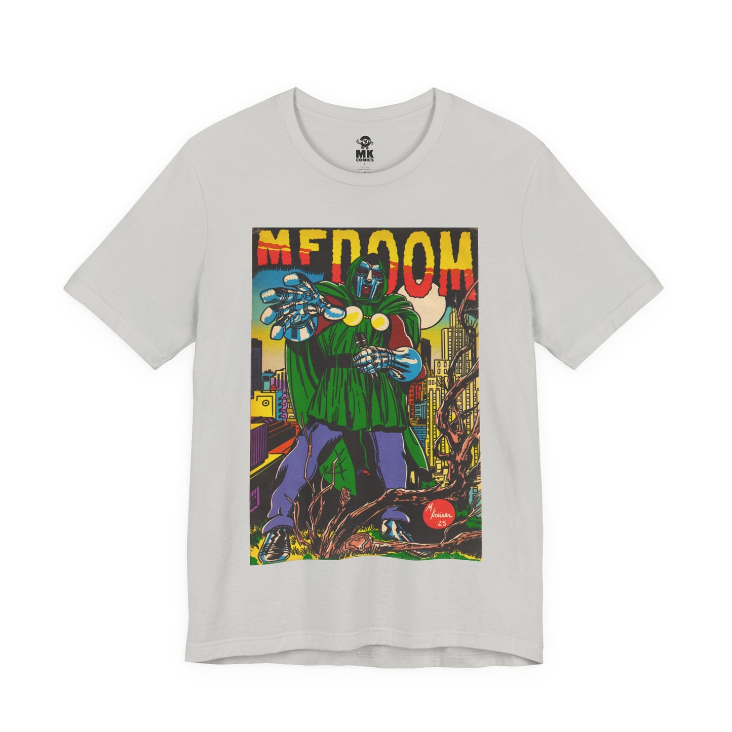 DOOM - Comic Book Art - Unisex Jersey T-Shirt