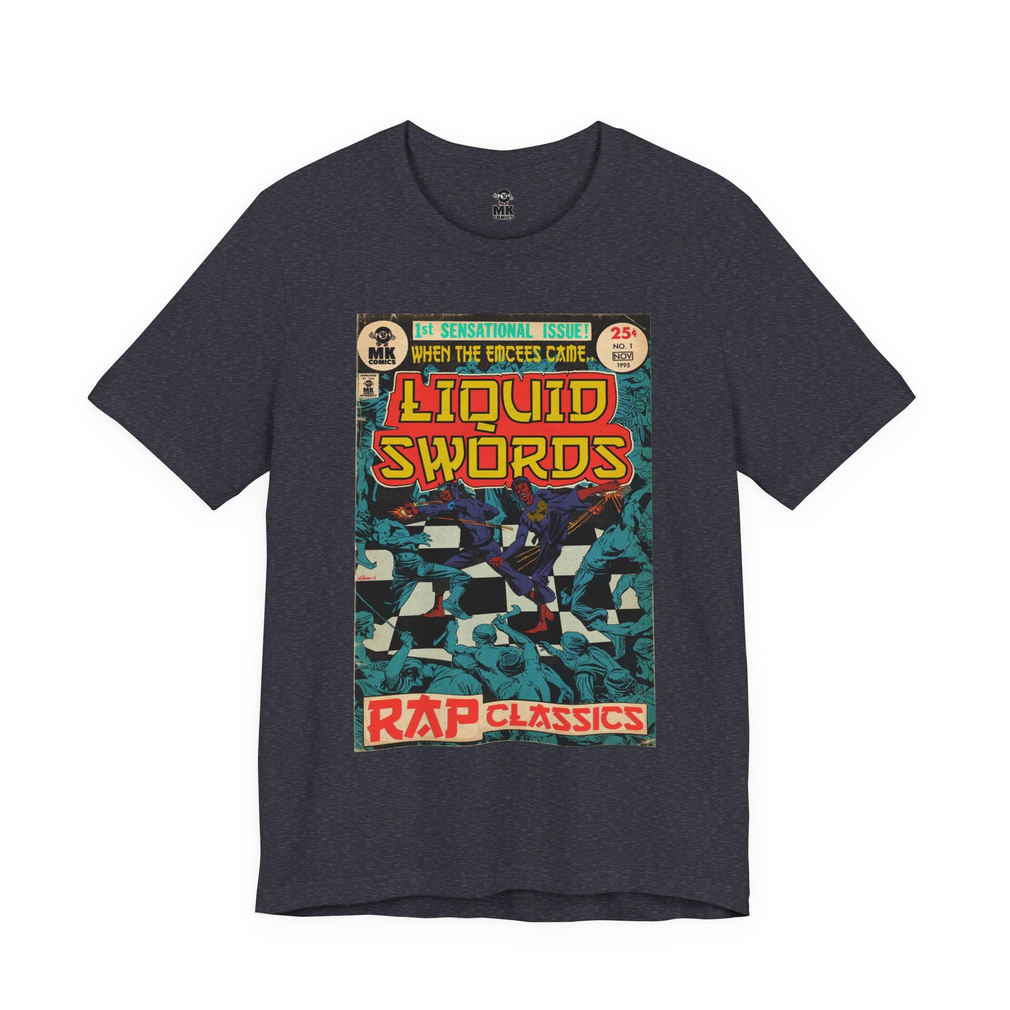 Liquid Swords - Unisex Jersey Short Sleeve Crew Neck T-Shirt - Hip Hop Graphic Tee