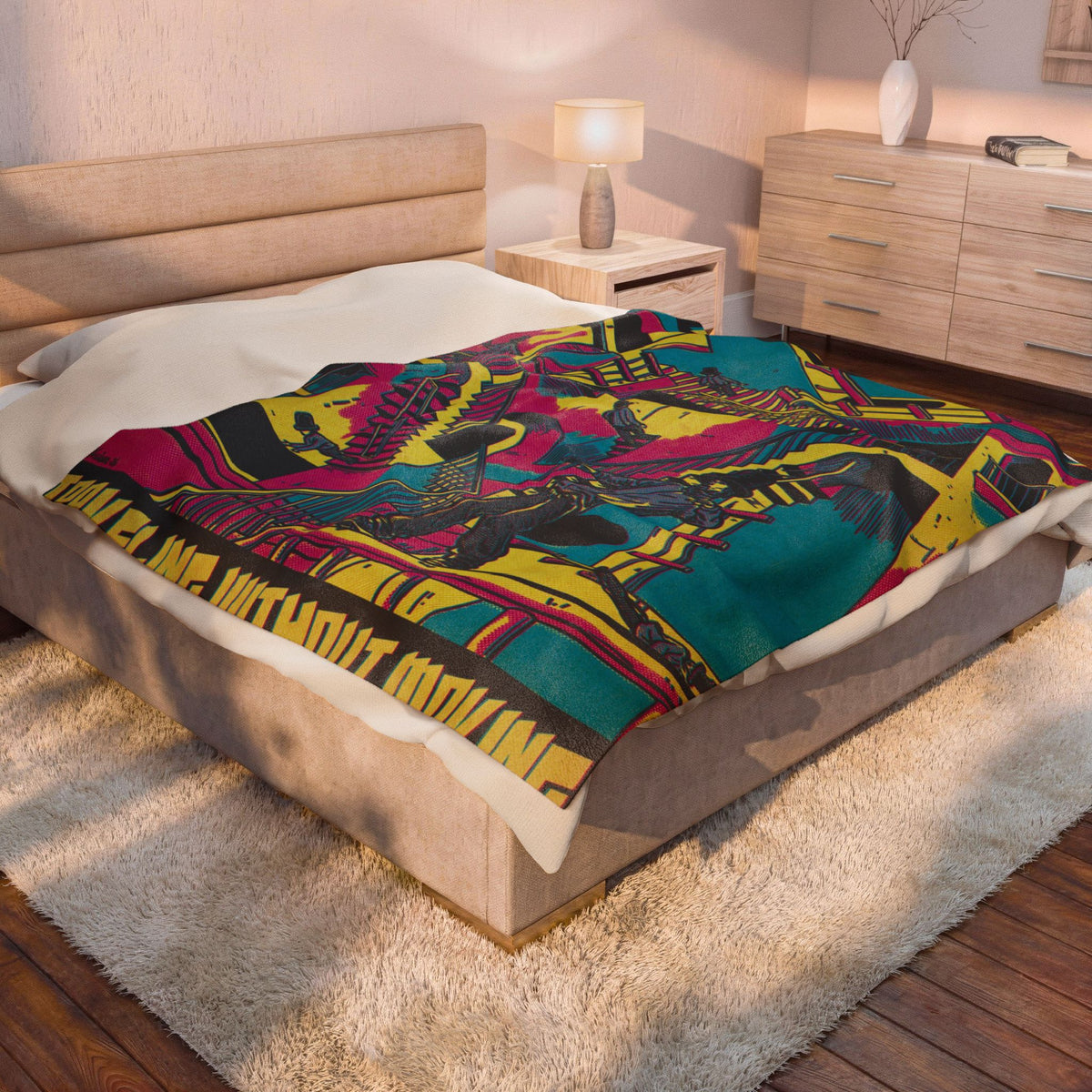 Virtual Insanity - Velveteen Plush Blanket