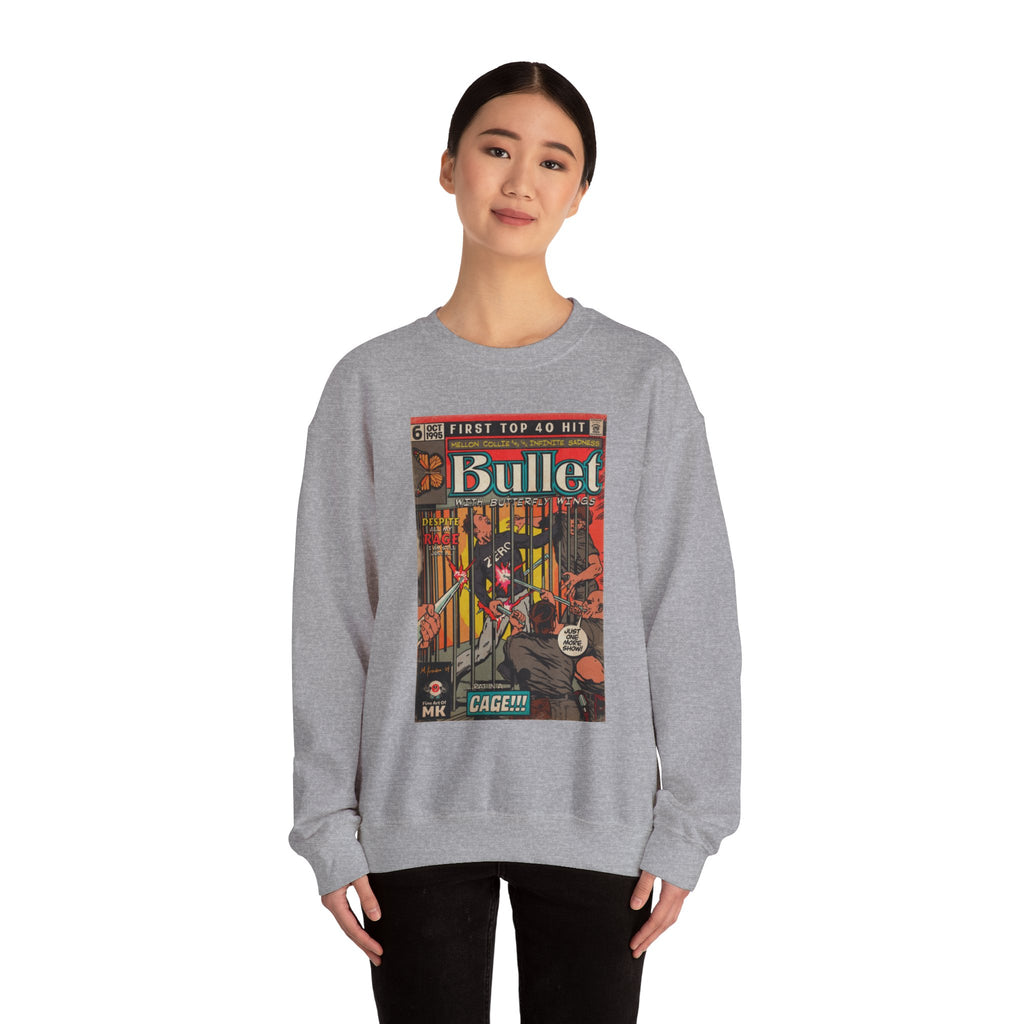 Bullet With Butterfly Wings - Unisex Heavy Blend™ Crewneck Sweatshirt