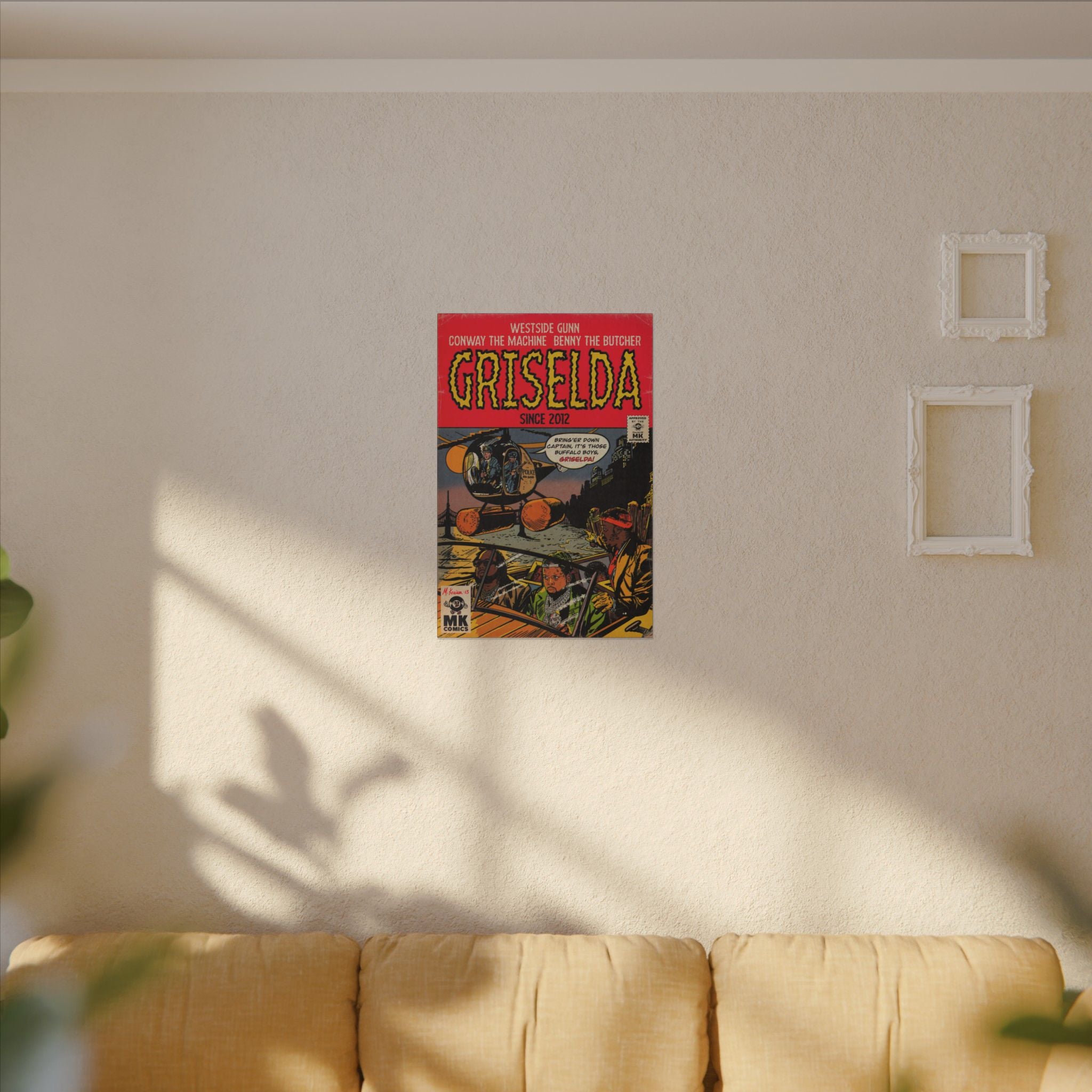 Griselda - Comic Book Art - Matte Canvas, Stretched, 0.75"