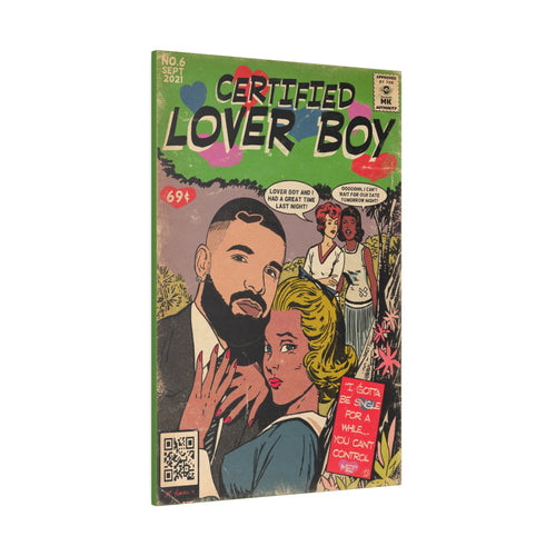 Certified Lover Boy - Matte Canvas, Stretched, 0.75"