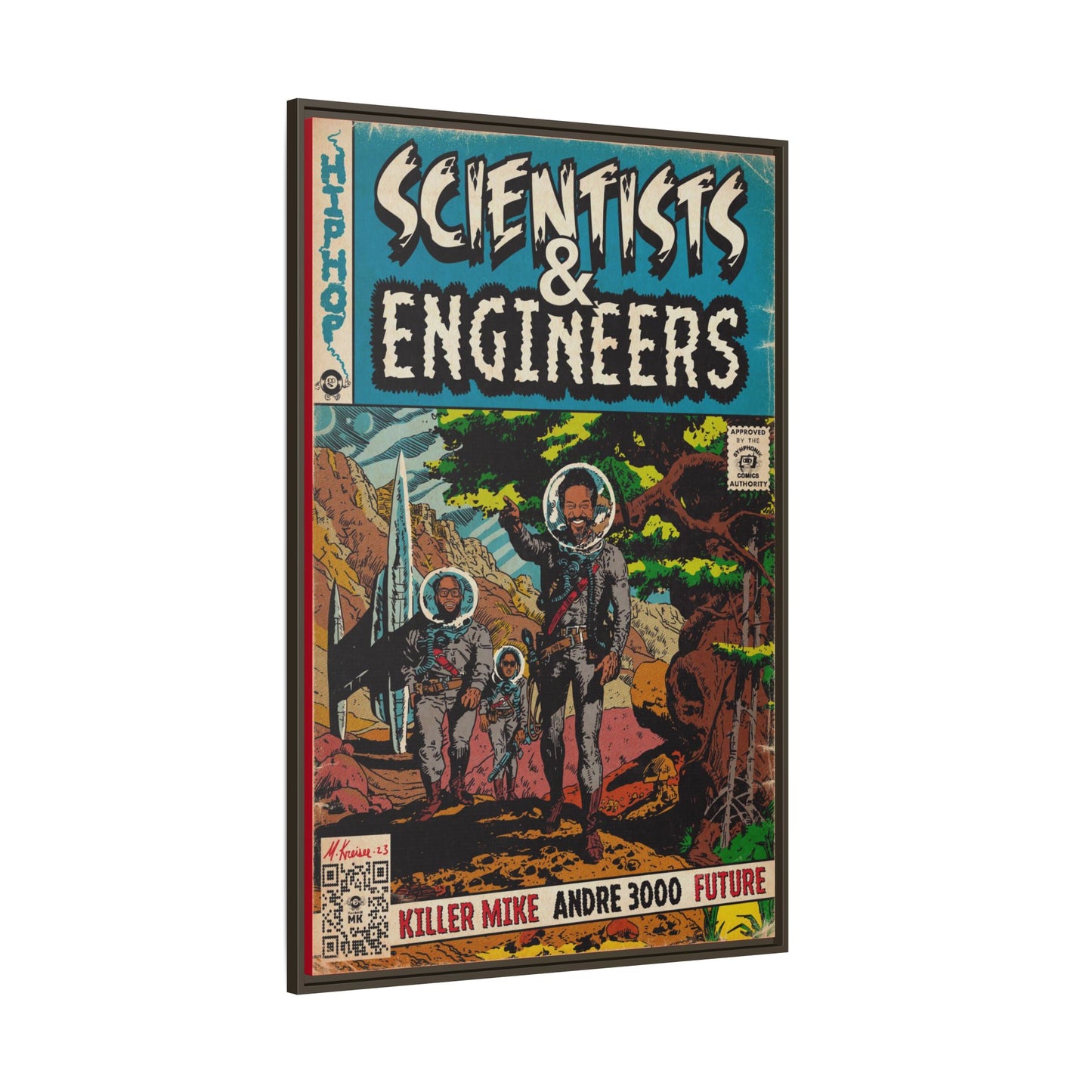 Killer Mike - Scientists & Engineers - Andre 3000 - Future - Gallery Canvas Wraps, Vertical Frame