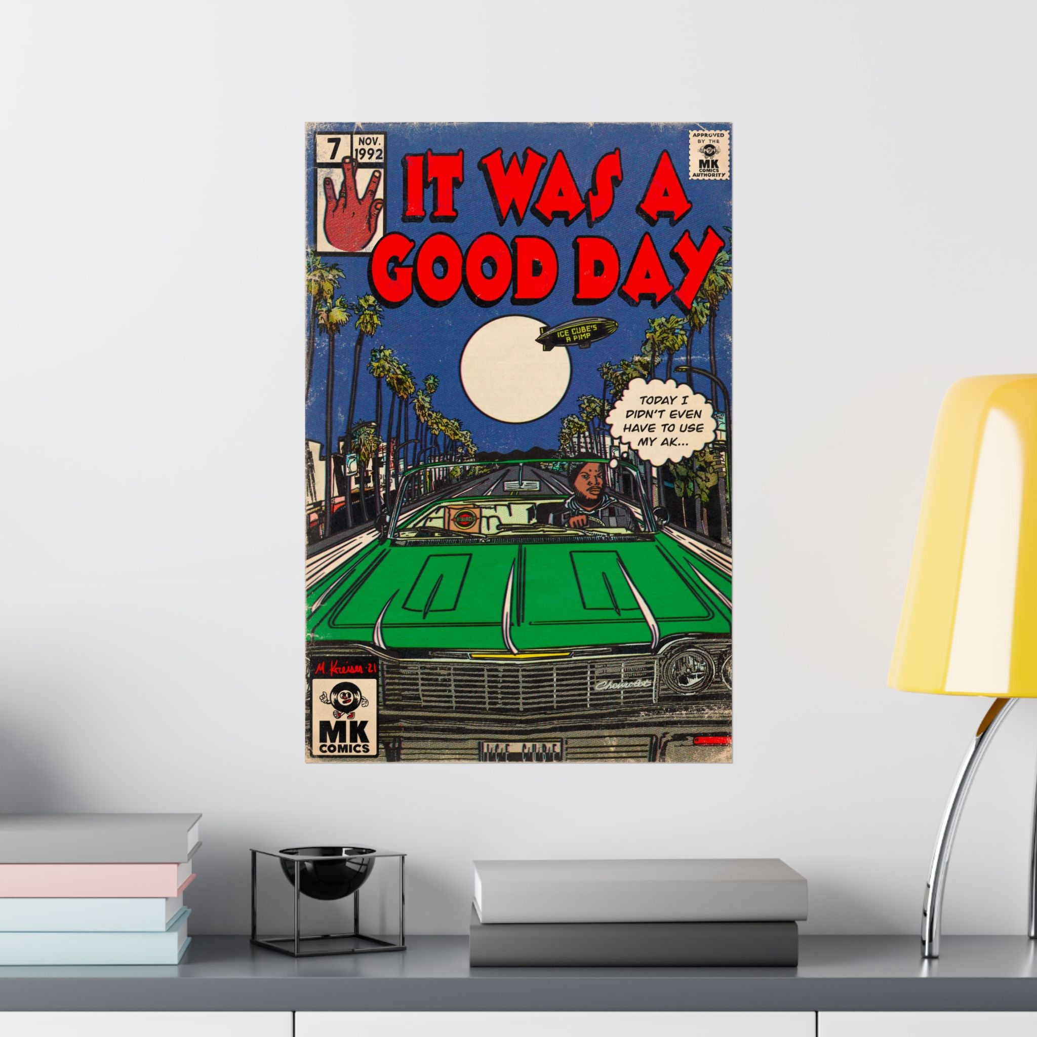 It Was A Good Day - Vertical Matte Poster