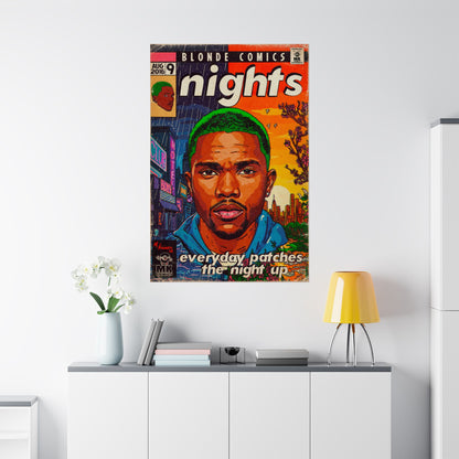 Frank Ocean -Nights - Matte Vertical Posters