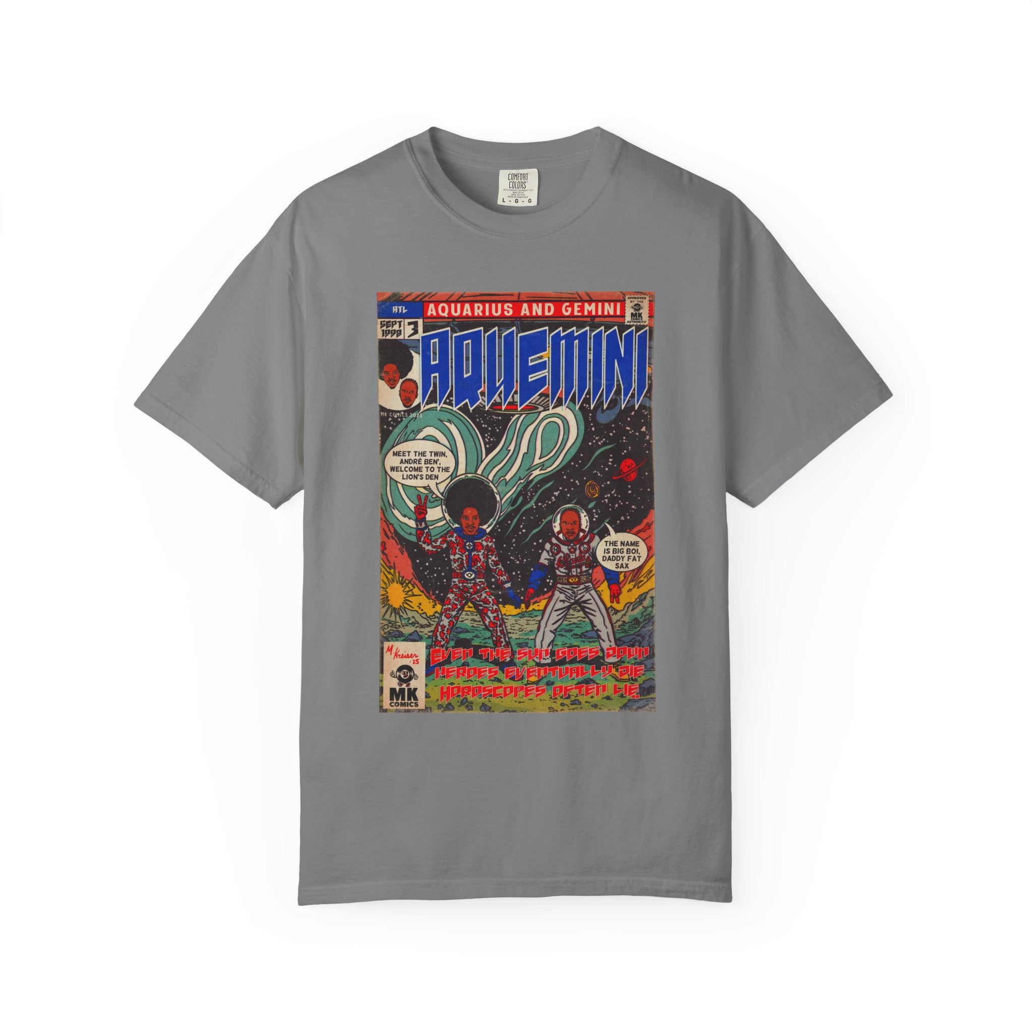 Aquemini - Comic Book Art - Unisex Comfort Colors T-shirt