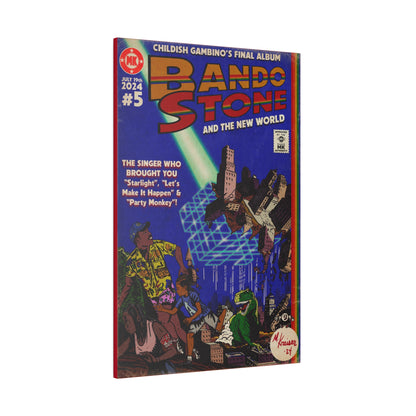 Bando Stone  - Matte Canvas, Stretched, 0.75"