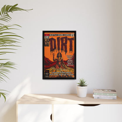 Dirt - Matte Canvas, Framed (Multi-color)