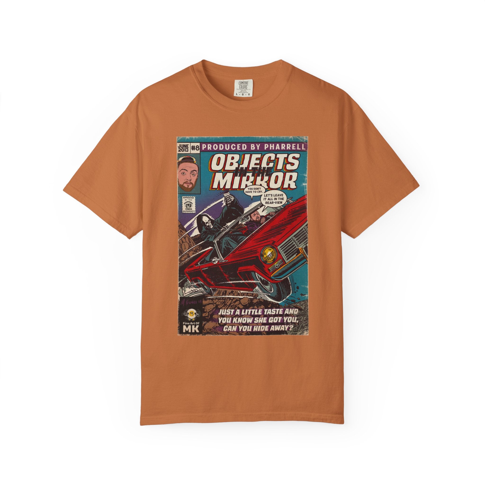 Objects in the Mirror - Unisex Comfort Colors T-shirt