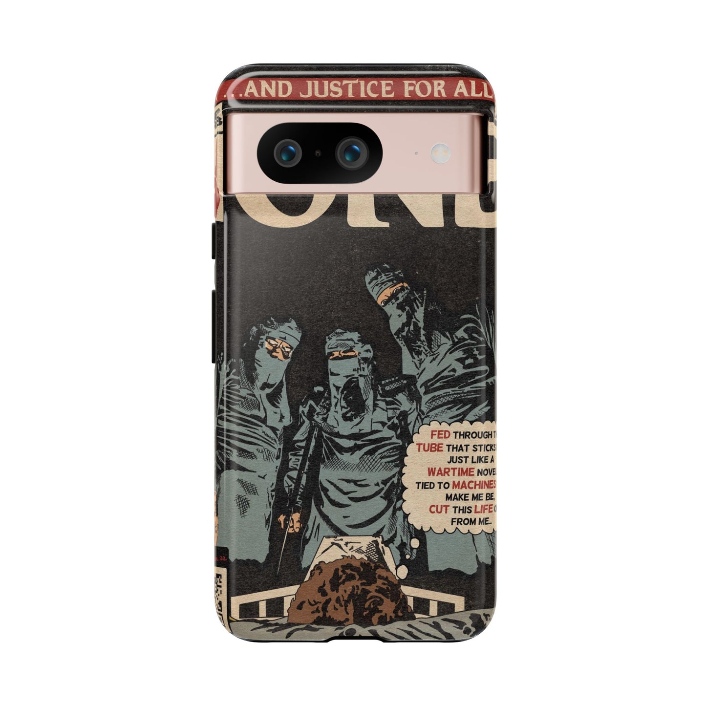 Metallica- One - Johnny Got His Gun Comic Book Art - Tough Phone Cases