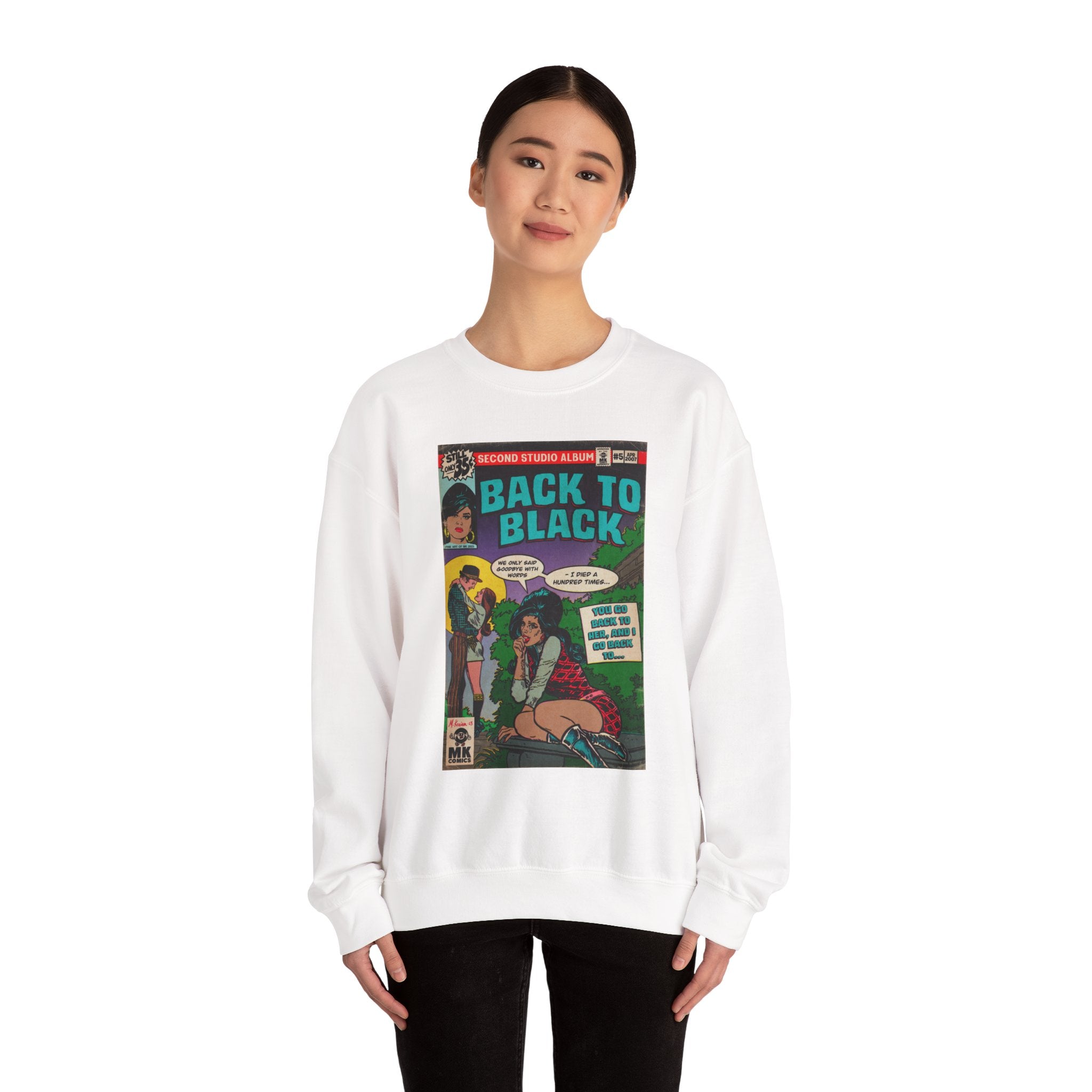 Back to Black - Unisex Heavy Blend™ Crewneck Sweatshirt