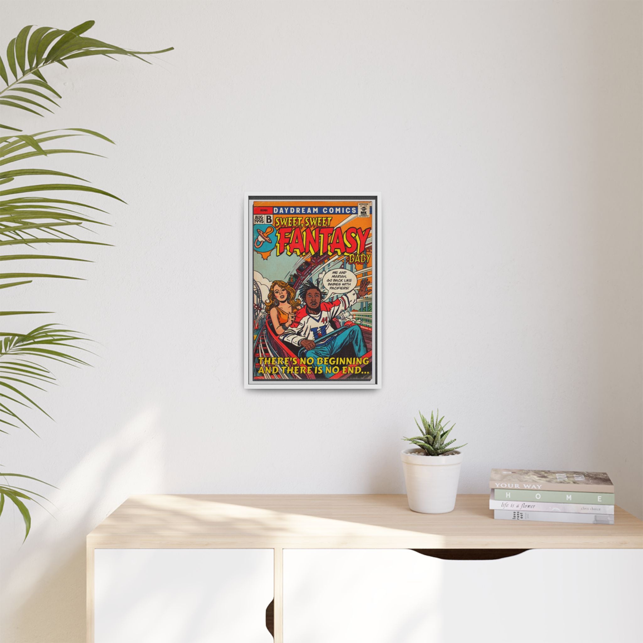 Fantasy Remix - Matte Canvas, Framed (Multi-color)