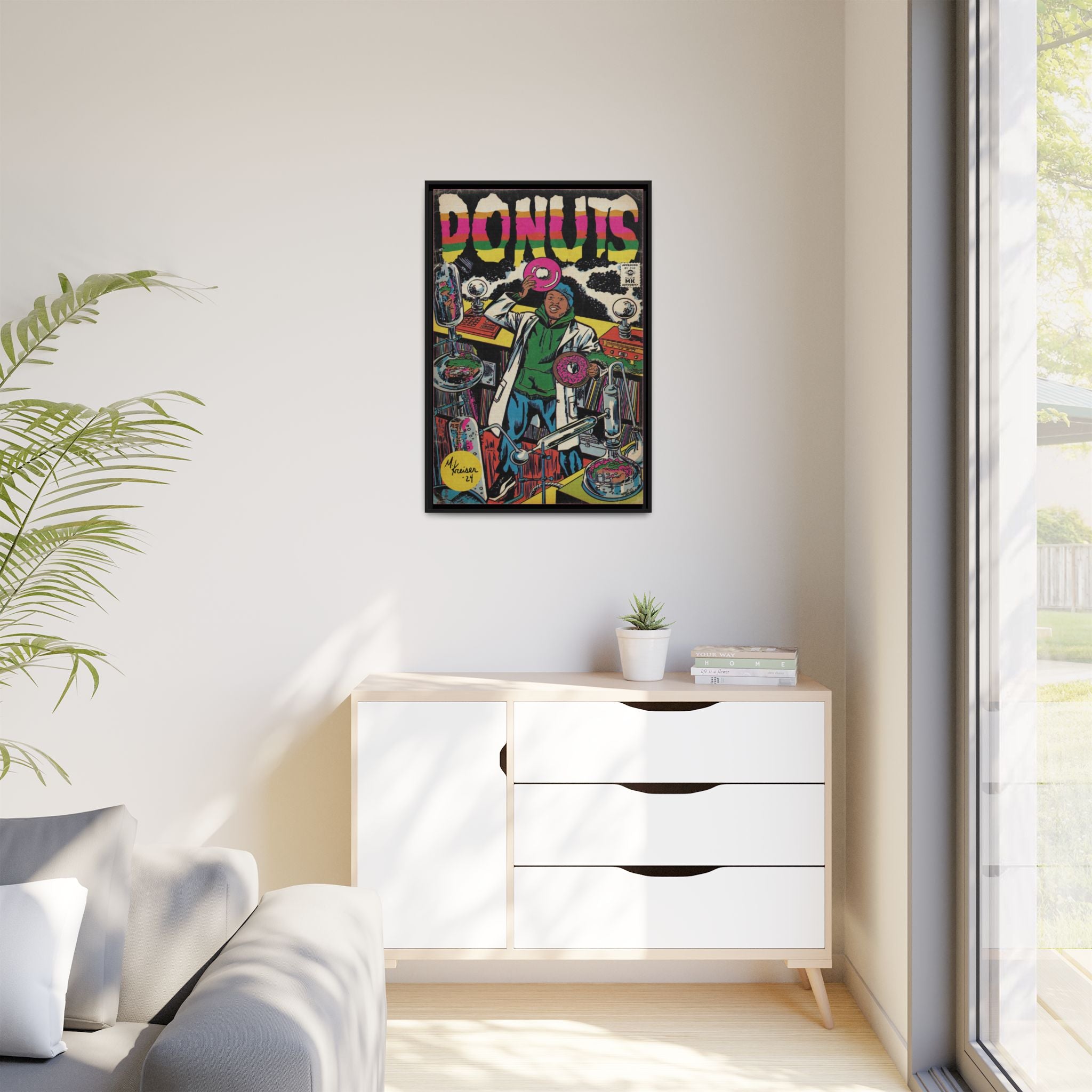 Donuts - Gallery Canvas Wraps, Vertical Frame