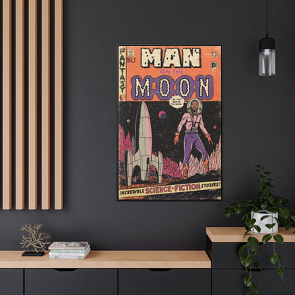 Kid Cudi - Man on the Moon - Gallery Canvas Wraps, Vertical Frame