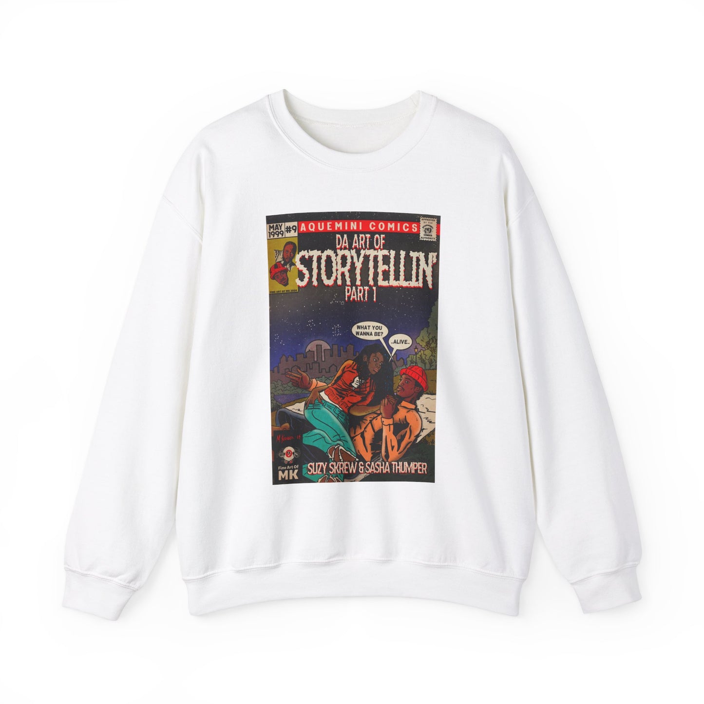 Da Art of Storytellin’ Part 1 - Unisex Heavy Blend™ Crewneck Sweatshirt