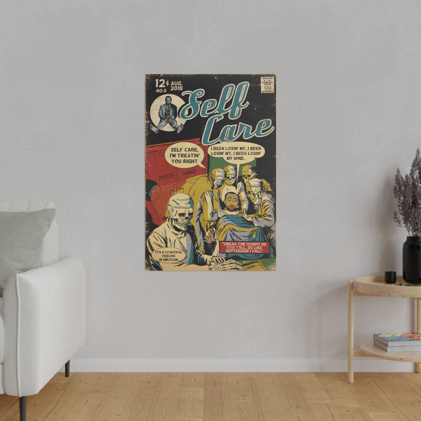 Self Care - Matte Canvas, Stretched