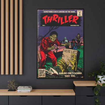 Michael Jackson- Thriller - Gallery Canvas Wraps, Vertical Frame