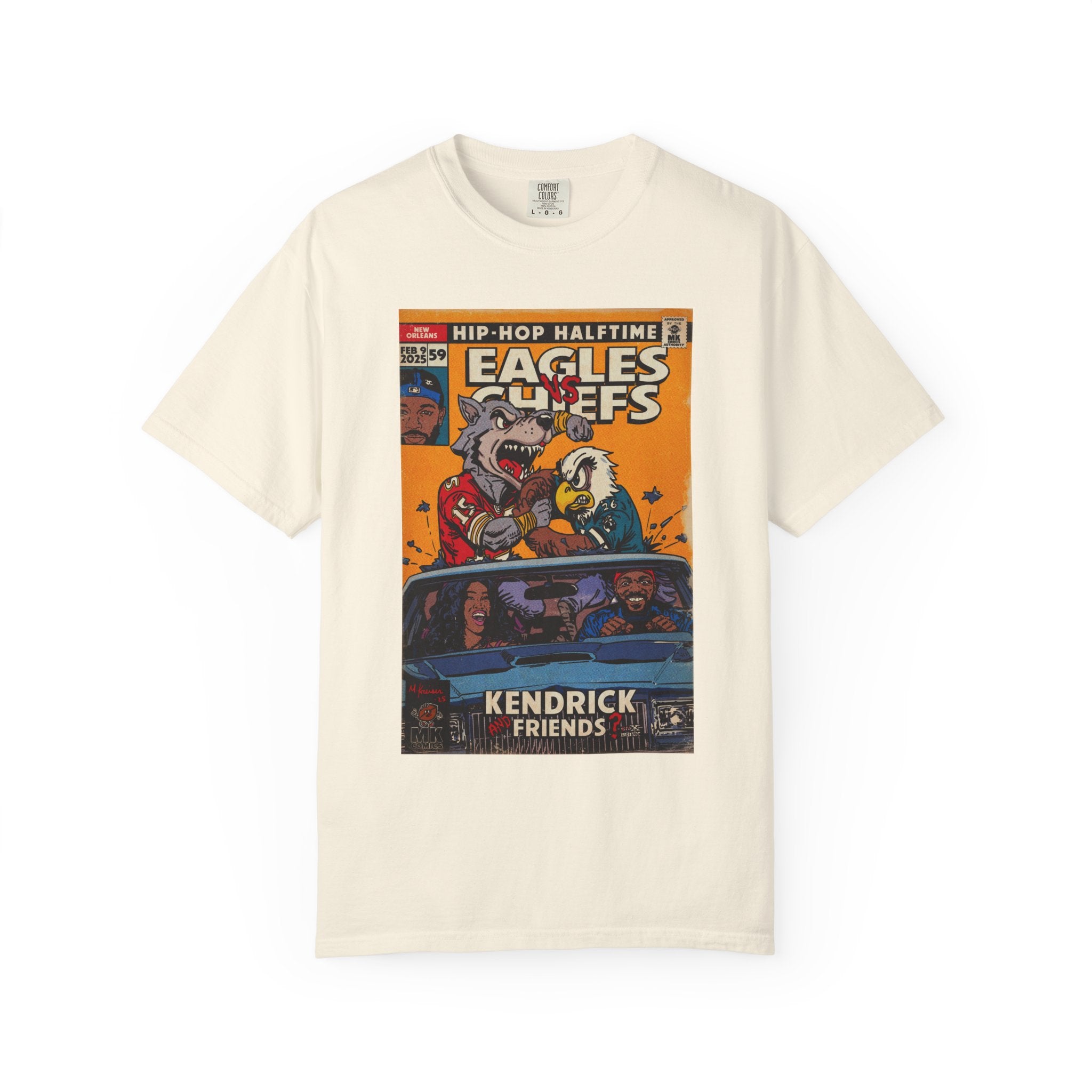 2025 Halftime - Eagles vs Chiefs -  Unisex Comfort Colors T-shirt