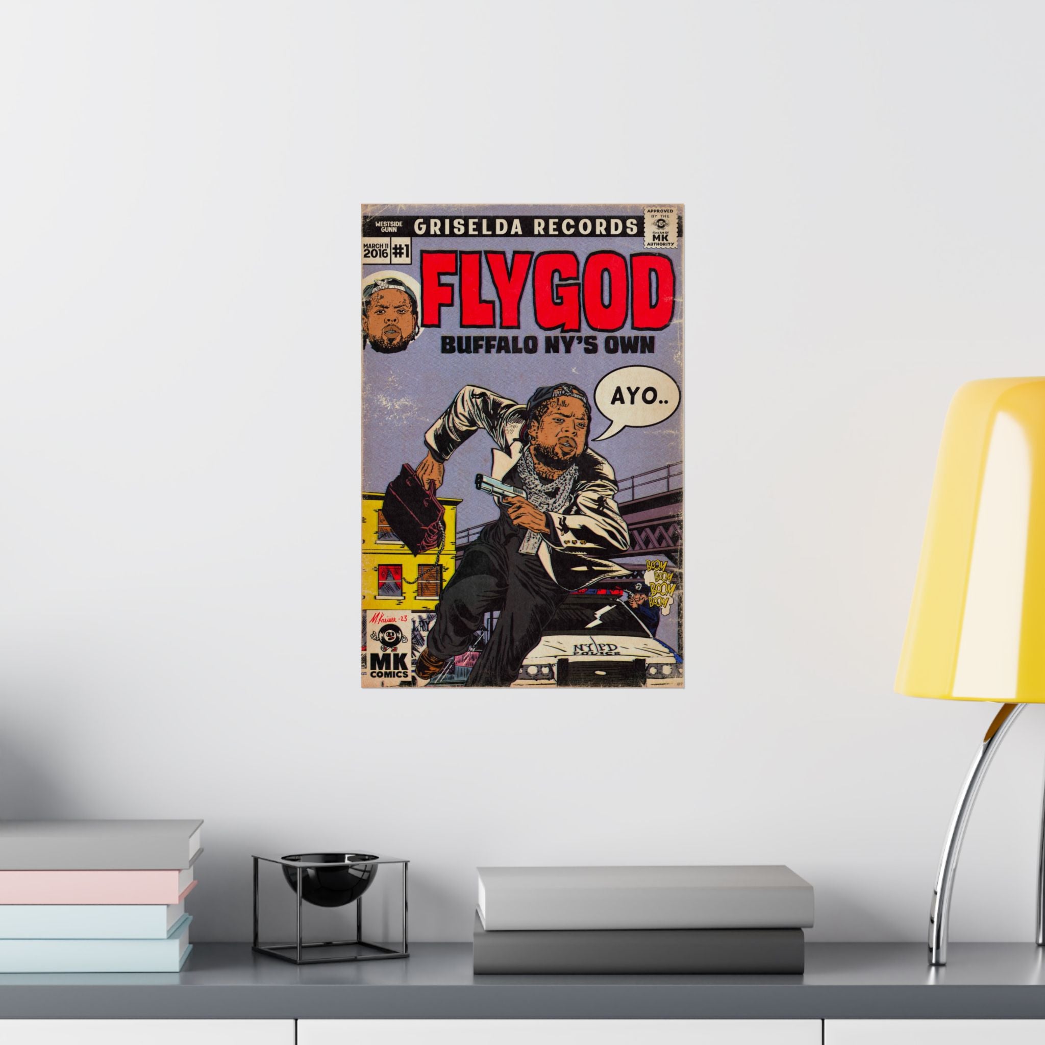 Flygod - Premium Matte Vertical Poster – Fine Art Of MK