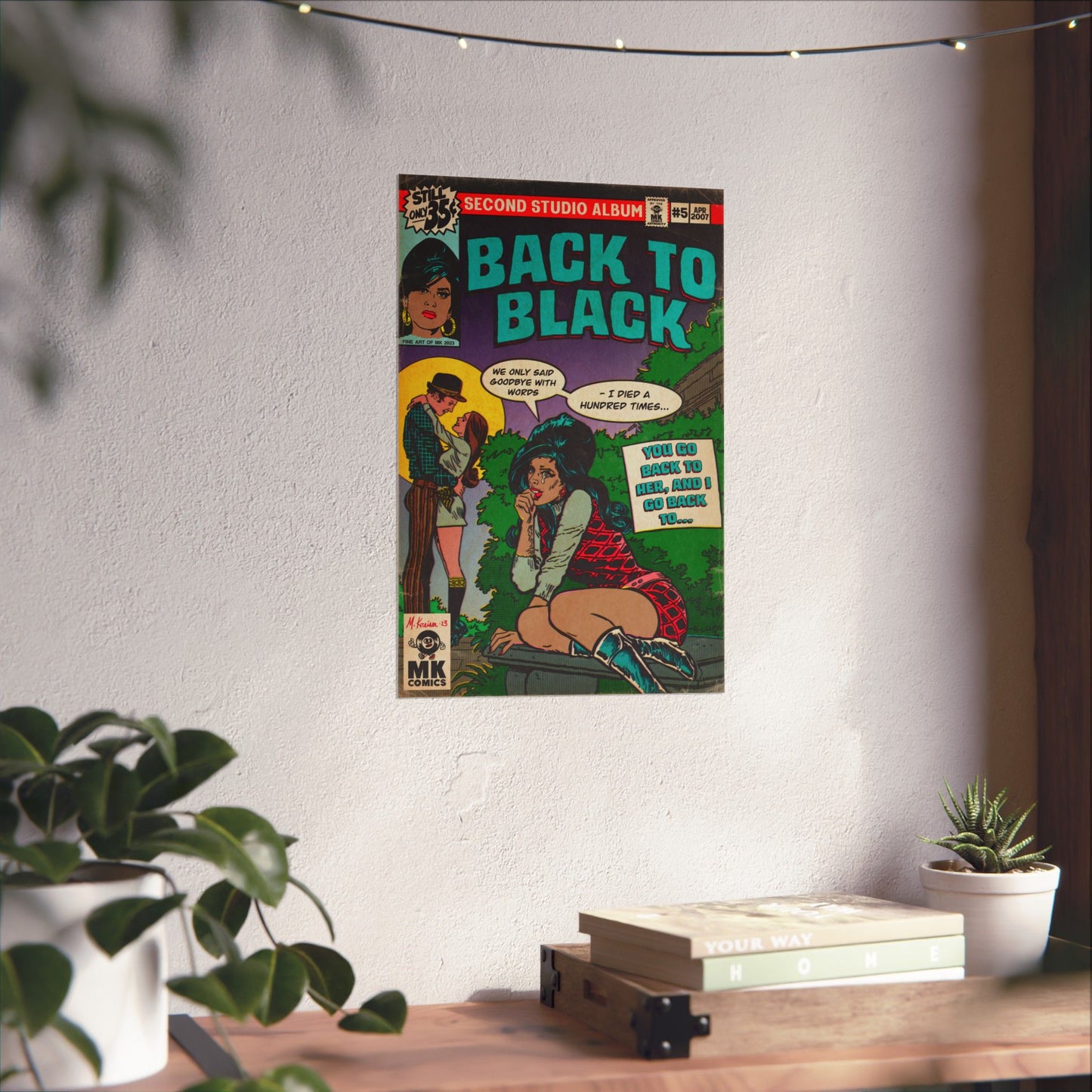 Back to Black - Premium Matte Vertical Poster