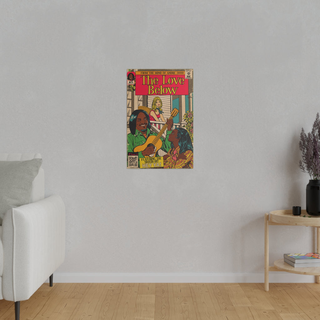 The Love Below - Matte Canvas, Stretched