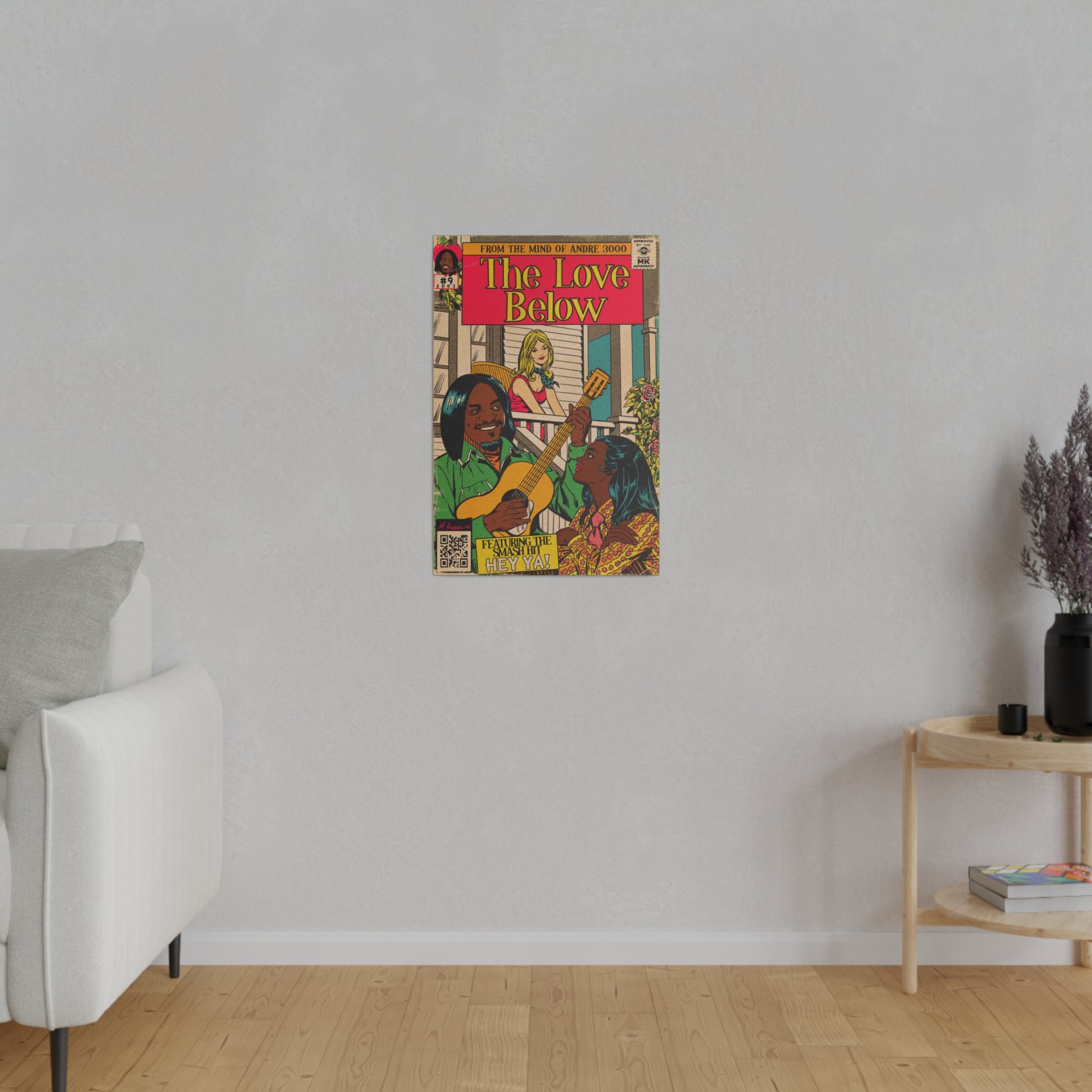 The Love Below - Matte Canvas, Stretched