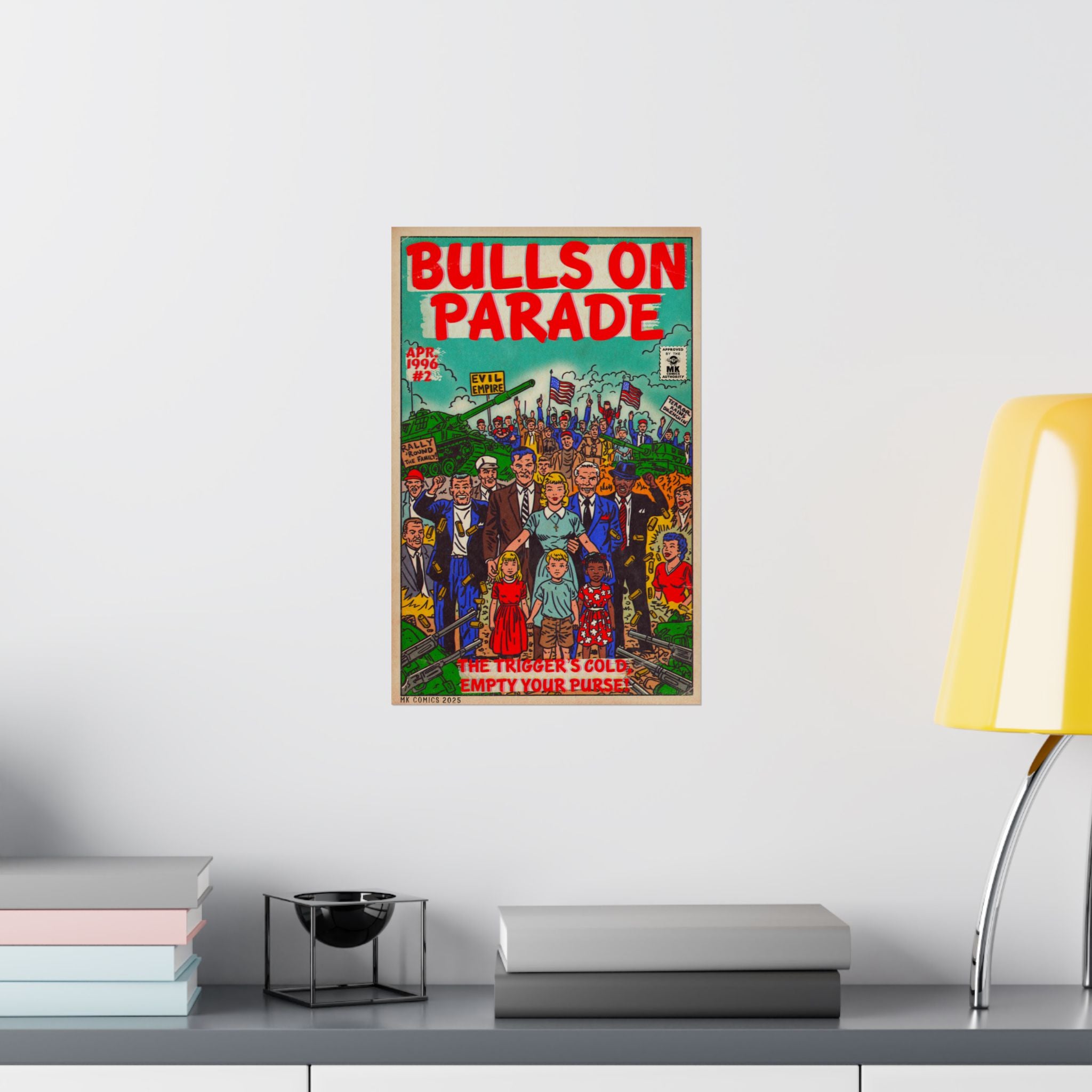 Bulls Parade -Matte Vertical Posters
