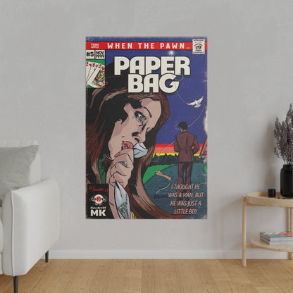 Fiona Apple - Paper Bag - Matte Canvas, Stretched, 0.75"