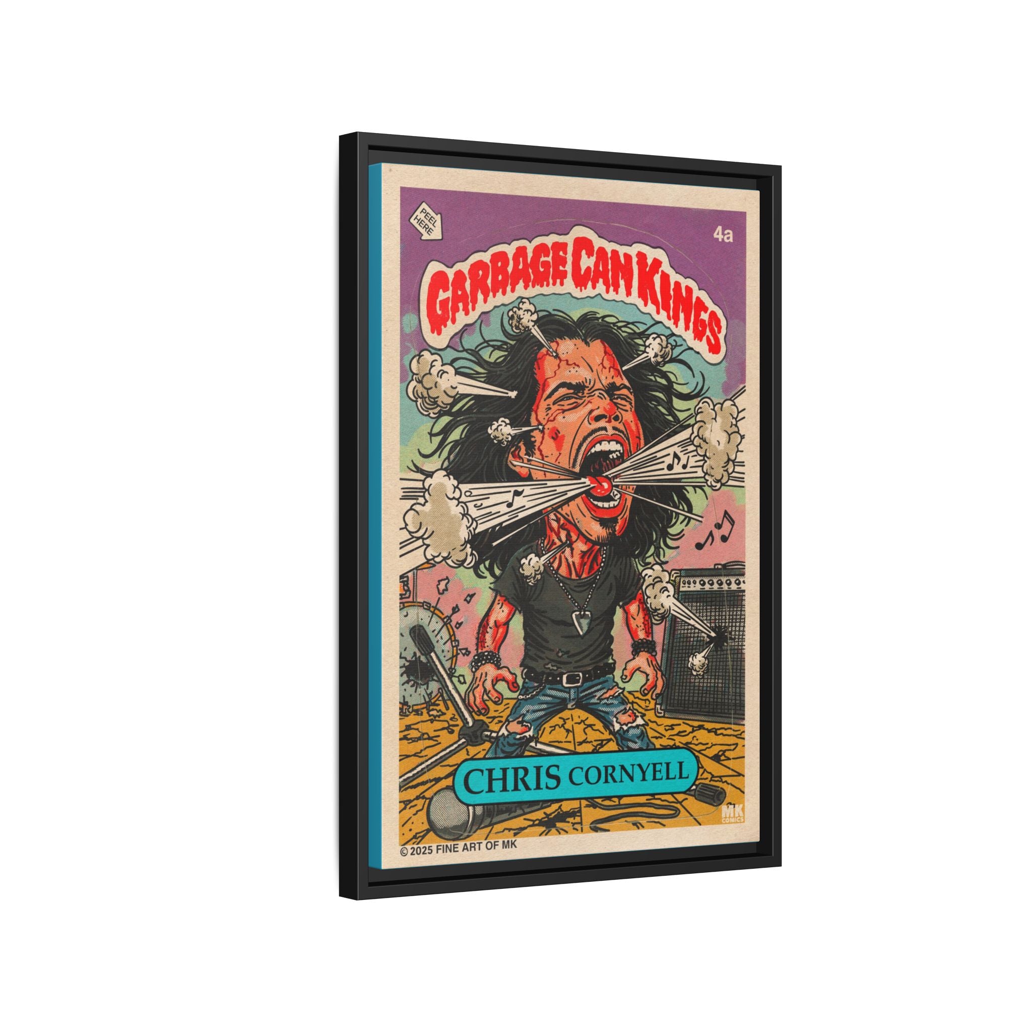 Chris Cornyell - Matte Canvas, Framed (Multi-color)