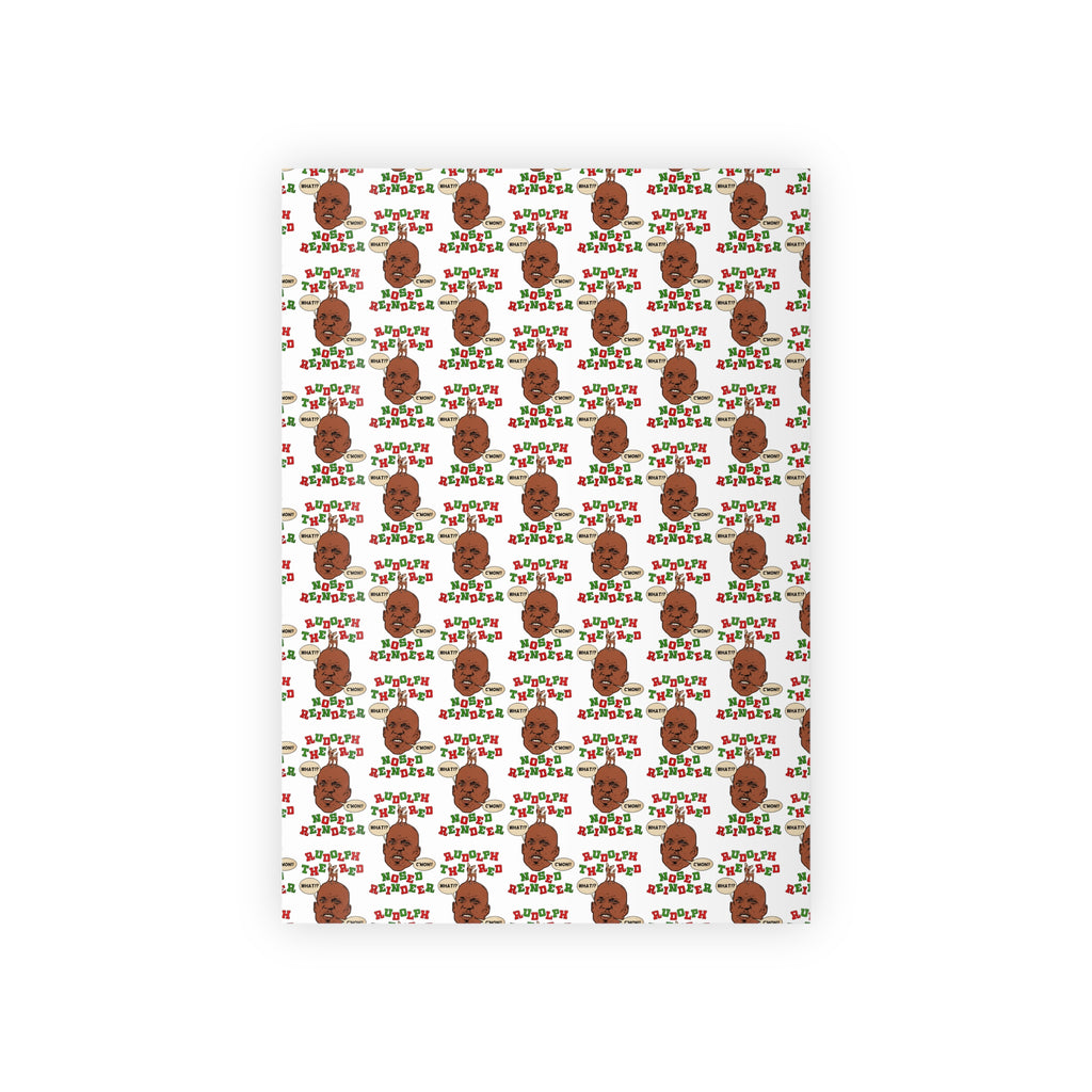 DMX - Rudolph - Christmas- Gift Wrapping Paper Rolls, 1pc