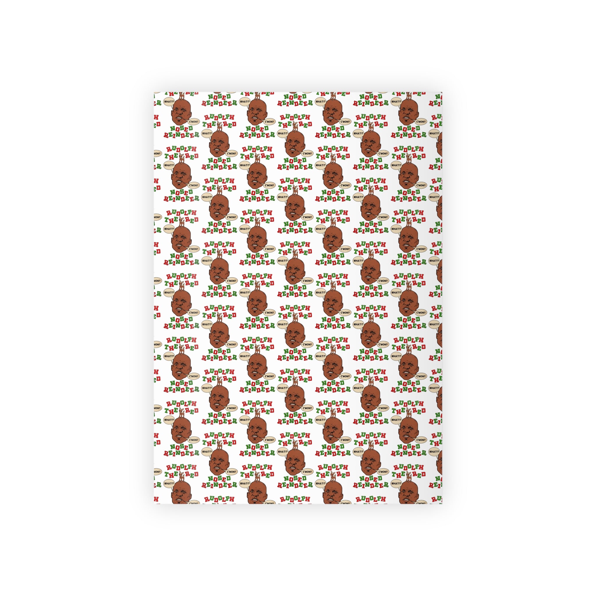 DMX - Rudolph - Christmas- Gift Wrapping Paper Rolls, 1pc