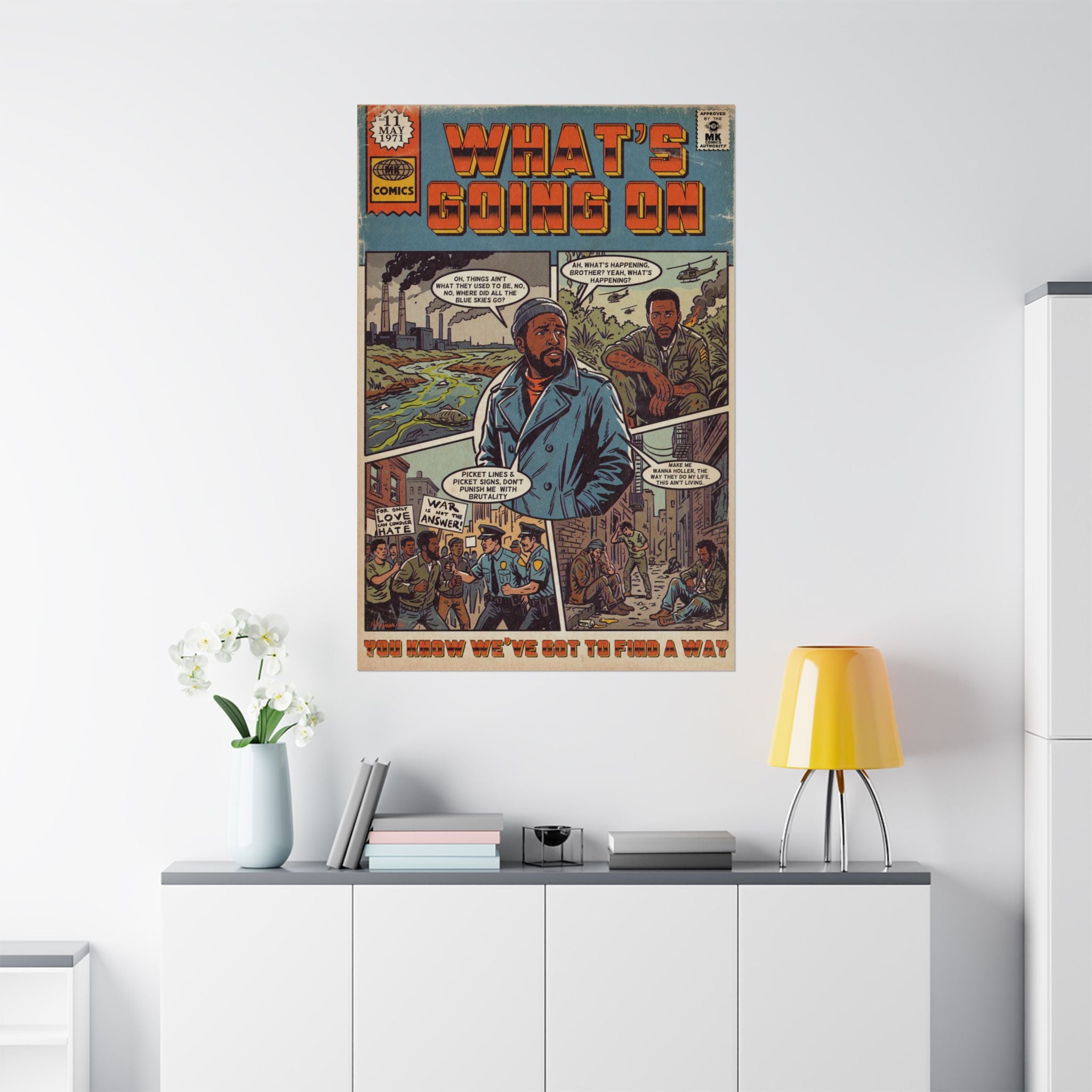What's Going On - Matte Vertical Posters