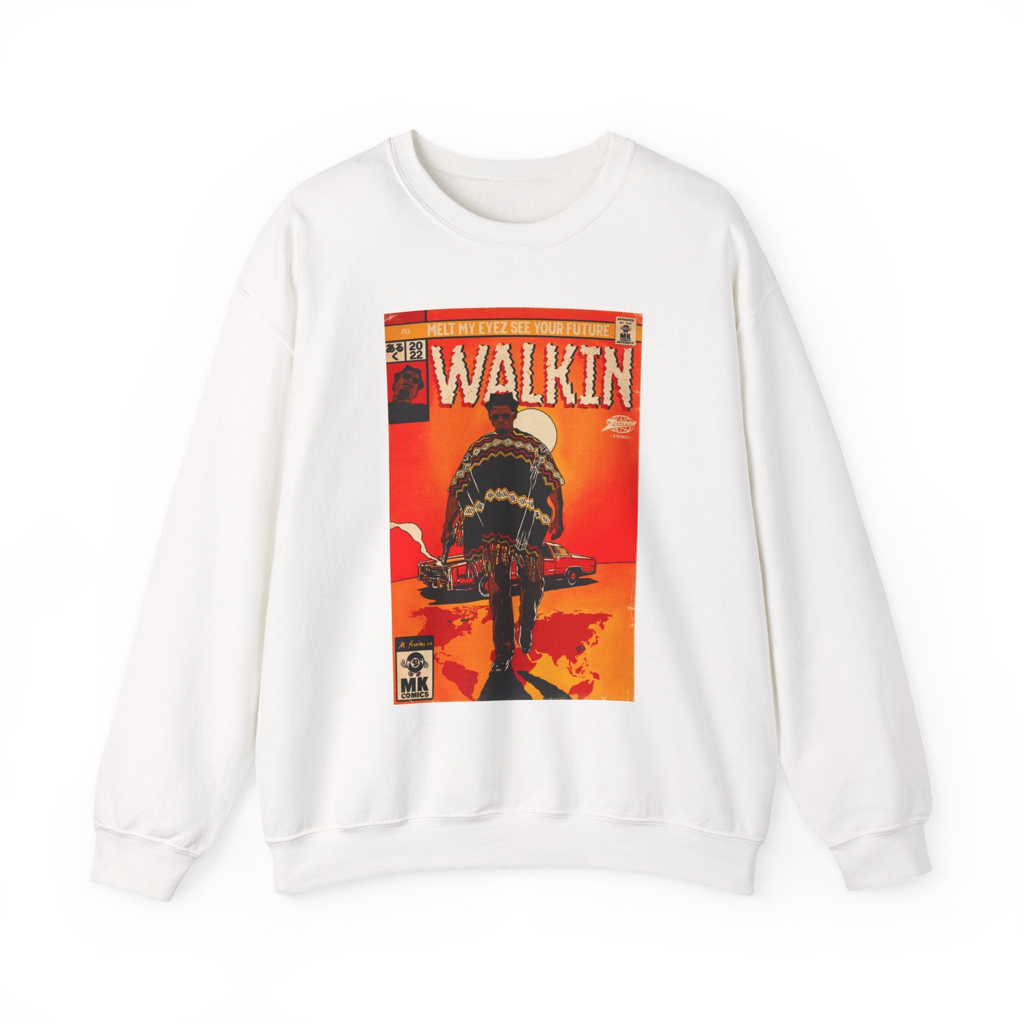 Walkin - Unisex Heavy Blend™ Crewneck Sweatshirt