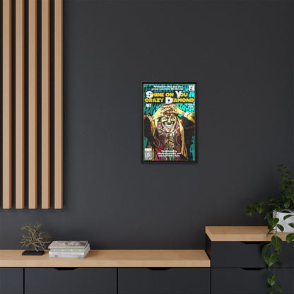 Pink Floyd - Shine on You crazy Diamond -  Gallery Canvas Wraps, Vertical Frame