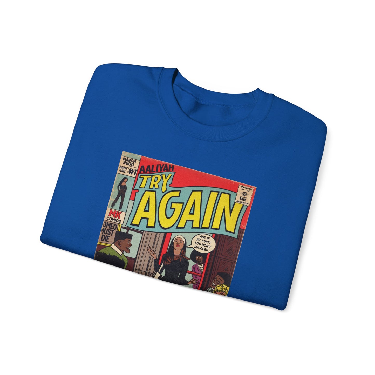 Aaliyah - Try Again - Unisex Heavy Blend™ Crewneck Sweatshirt