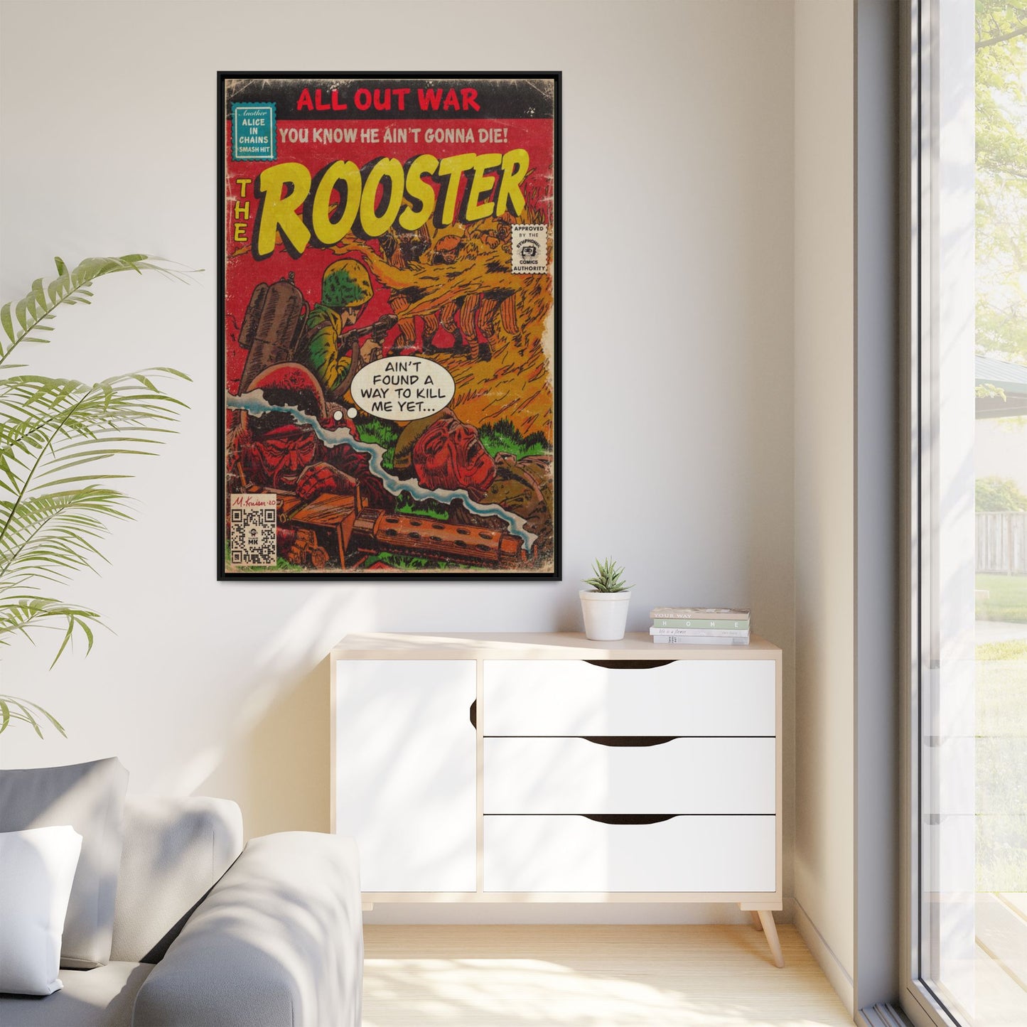 Alice In Chains - Rooster - Gallery Canvas Wraps, Vertical Frame
