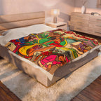 All I Want for Christmas - Velveteen Plush Blanket