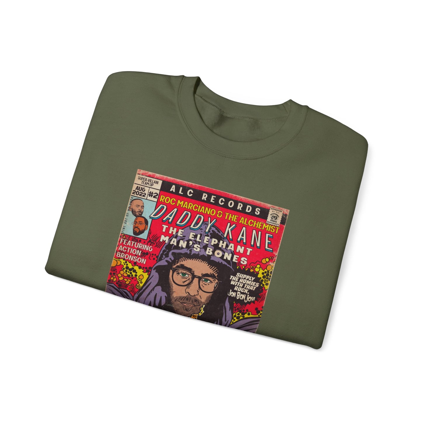 Roc Marciano, Alchemist, Action Bronson - Daddy Kane - Unisex Heavy Blend™ Crewneck Sweatshirt