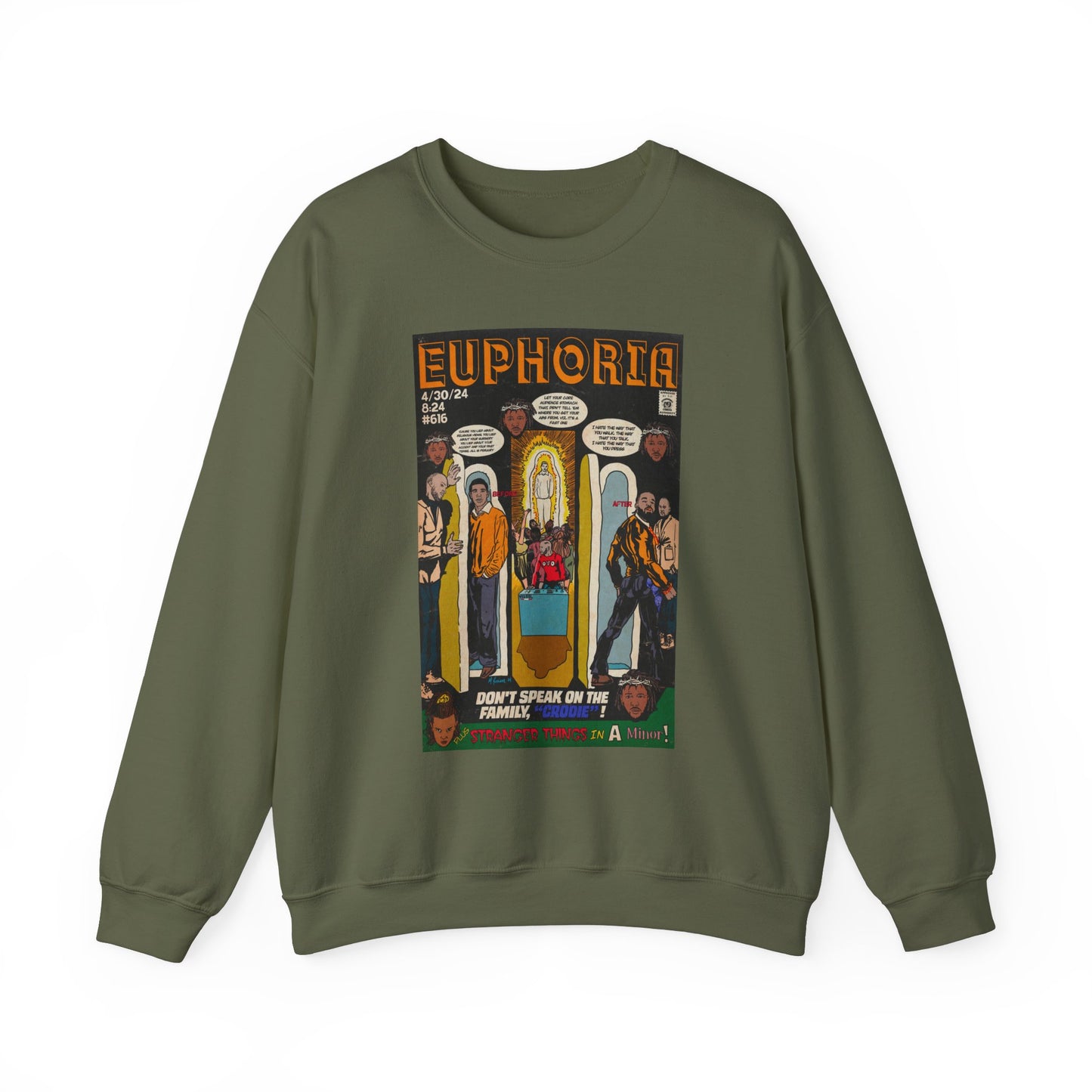 Kendrick Lamar - Euphoria - Unisex Heavy Blend™ Crewneck Sweatshirt