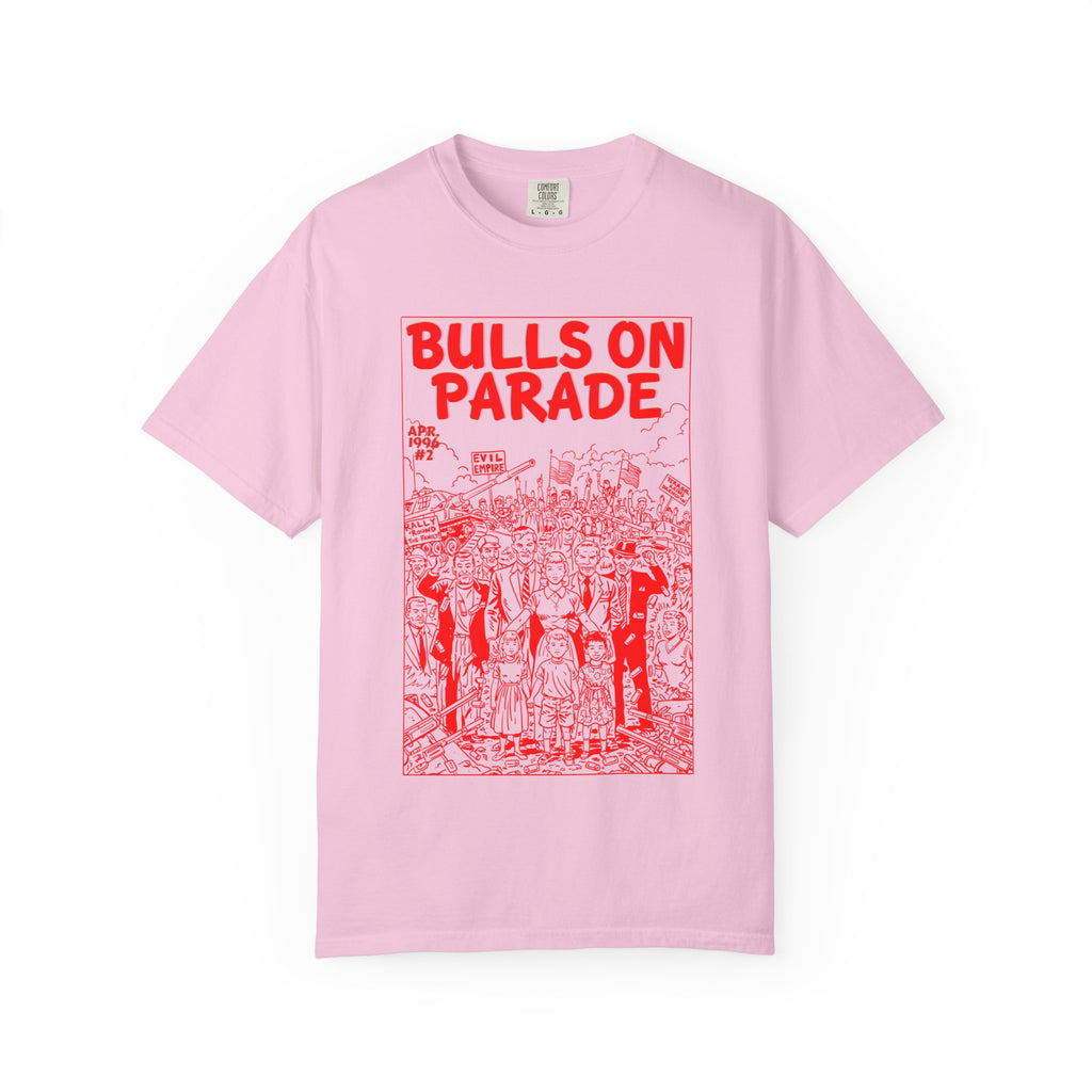 Bulls Parade - RED - Unisex Comfort Colors T-shirt