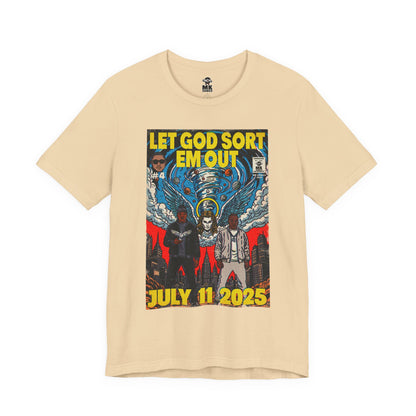 Let God Sort Em Out - Unisex Jersey Short Sleeve Tee