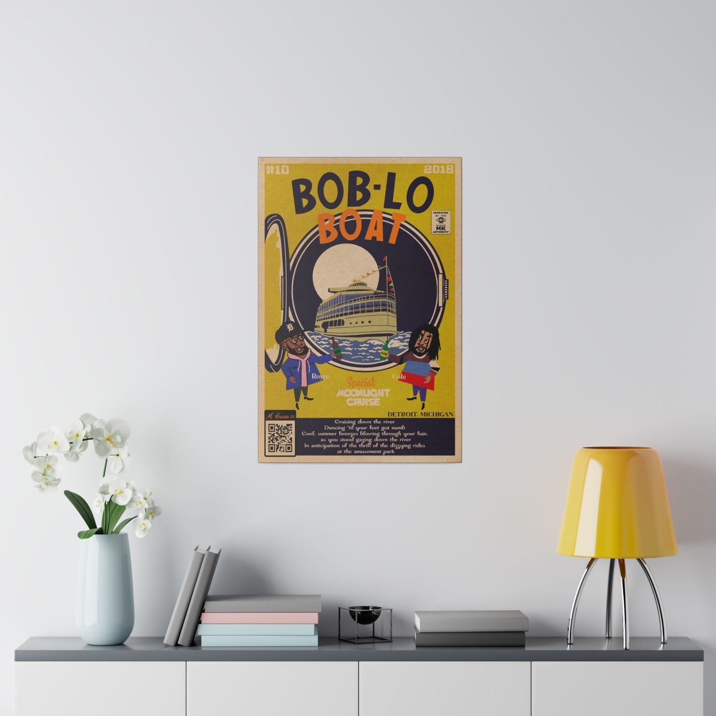 Boblo Boat - Matte Canvas, Stretched