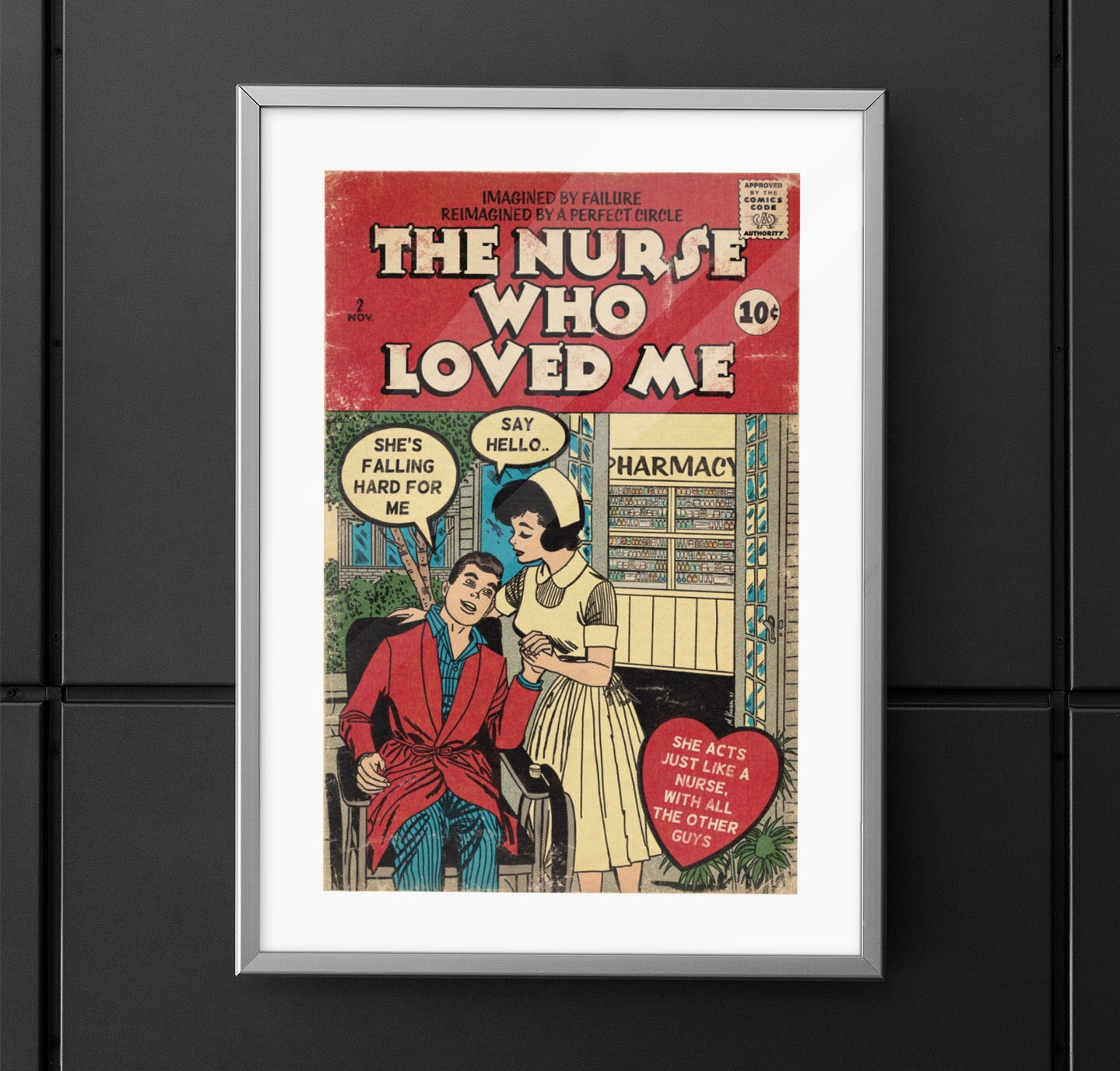 Failure/A Perfect Circle - The Nurse Who Loved Me - Vertical Matte Poster