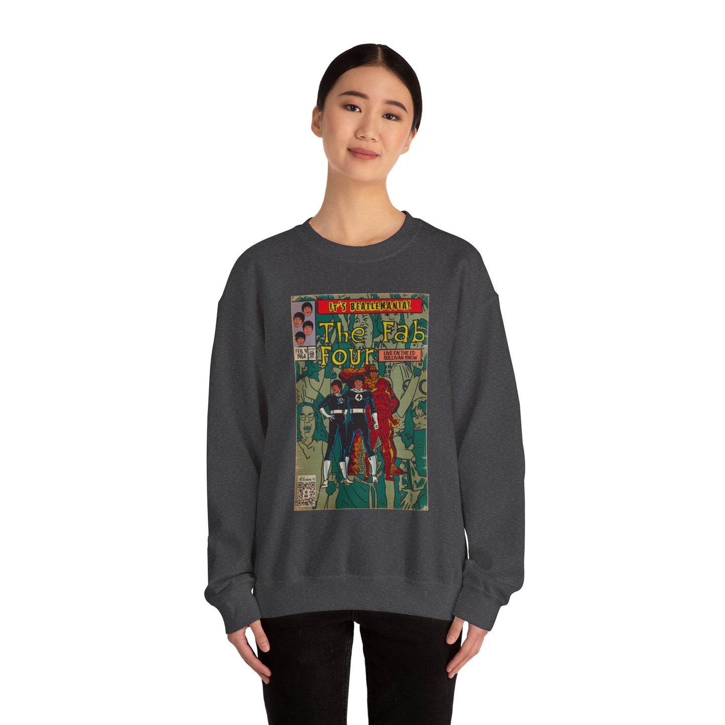 The Beatles - Beatlemania -  Unisex Heavy Blend™ Crewneck Sweatshirt