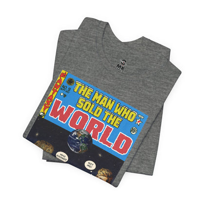 Bowie & Cobain - The Man Who Sold the World - Unisex Jersey Short Sleeve Tee