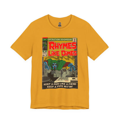 Rhymes Like Dimes - Unisex Jersey Short Sleeve Tee