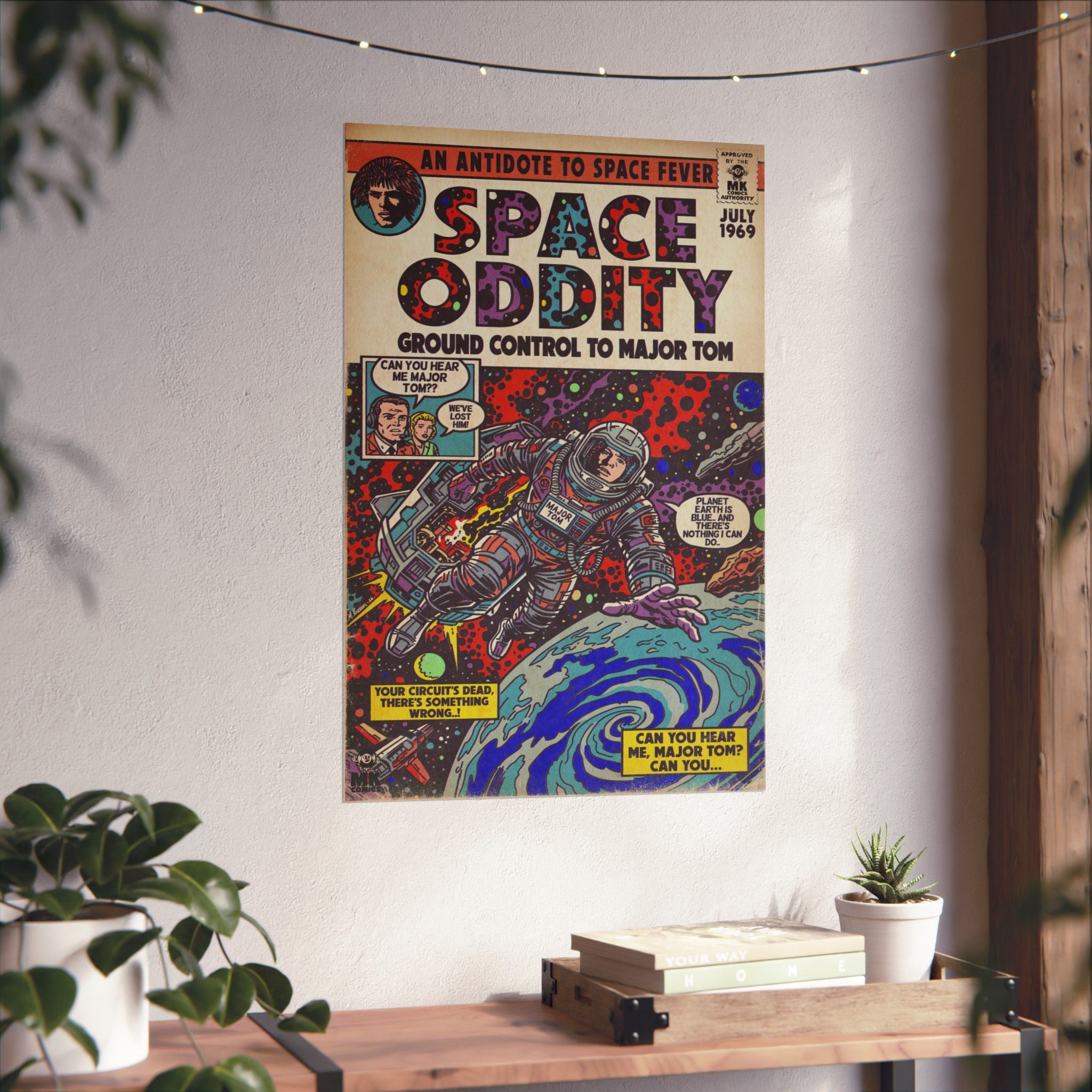 Space Oddity - Matte Vertical Posters