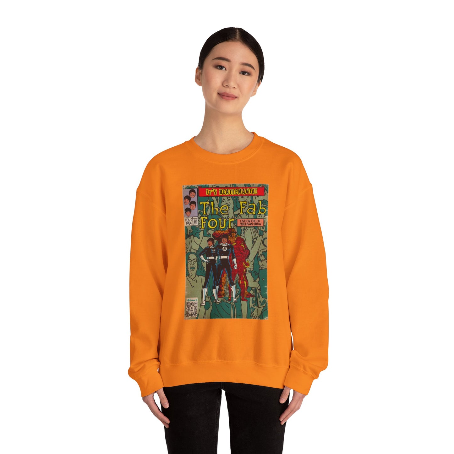 The Beatles - Beatlemania -  Unisex Heavy Blend™ Crewneck Sweatshirt