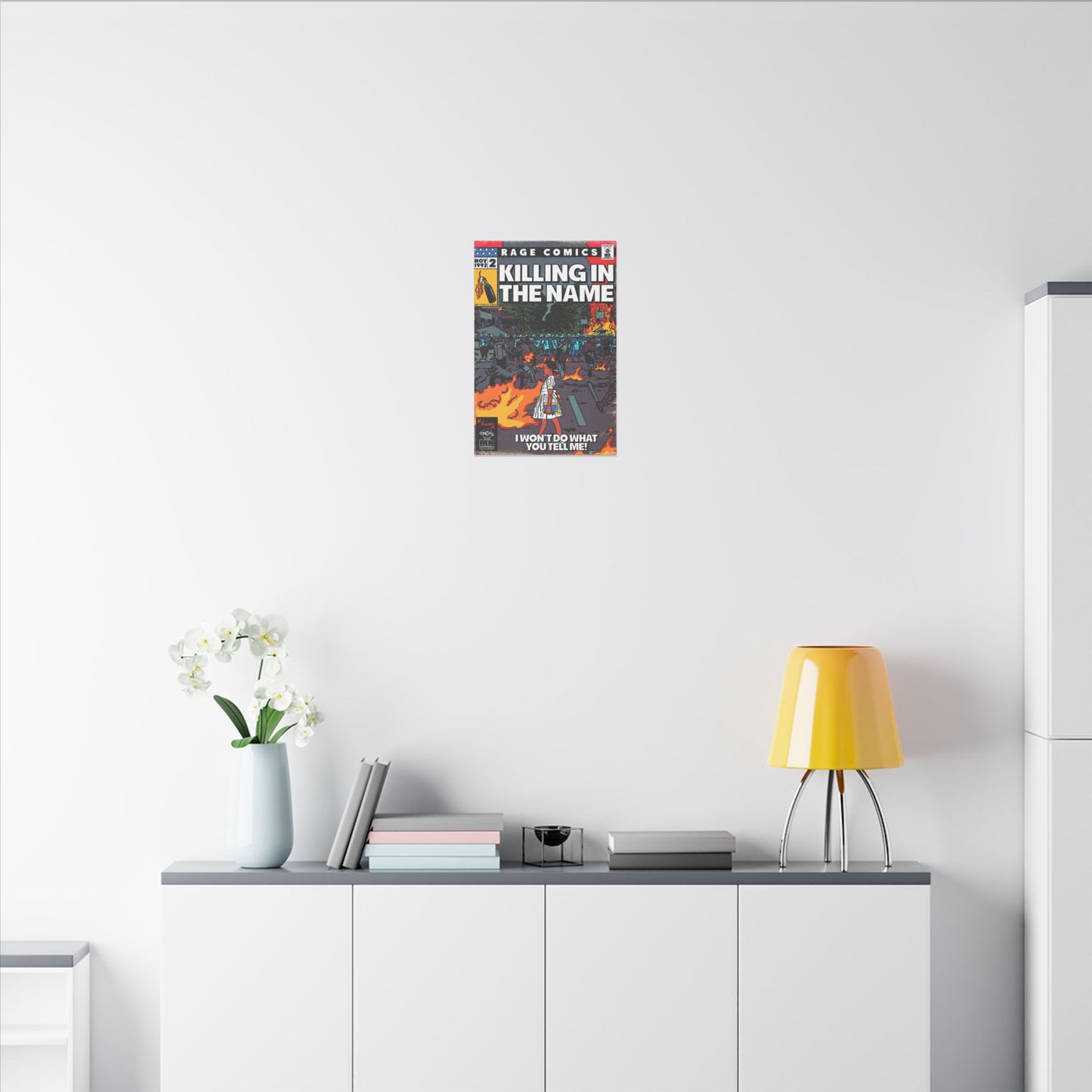 Rage - Killing In the Name - Matte Canvas, Stretched, 0.75" (Multi-Size)